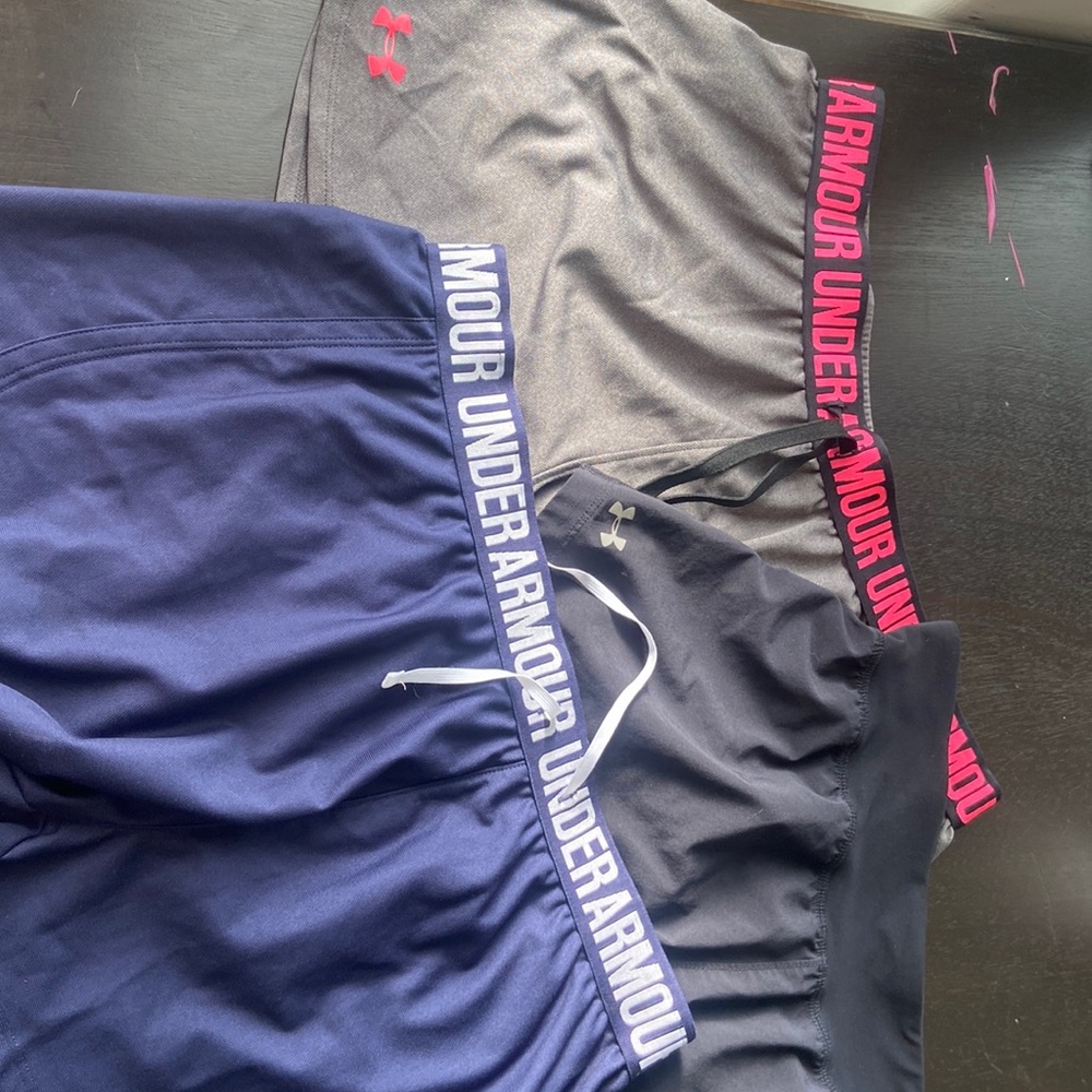 3 Pairs of Under Armour athletic shorts